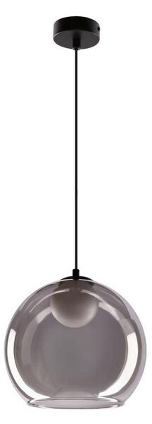 Lustră suspendată pe cablu BRIN 1xG9/15W/230V, negru fumuriu