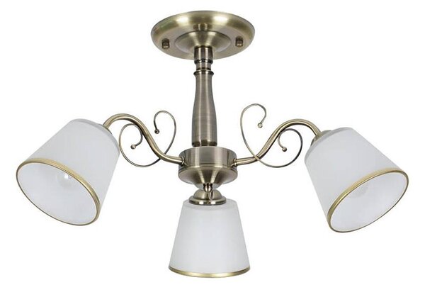 Lustră pe tijă LOSANNA 3xE14/40W/230V alamă