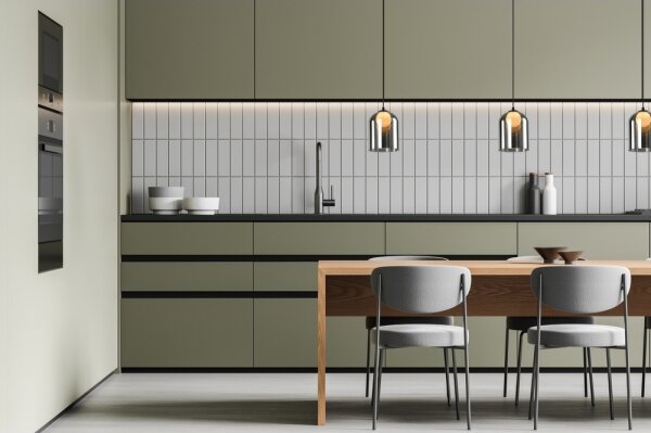 Pendul KLEA 1xG9/15W/230V negru fumuriu