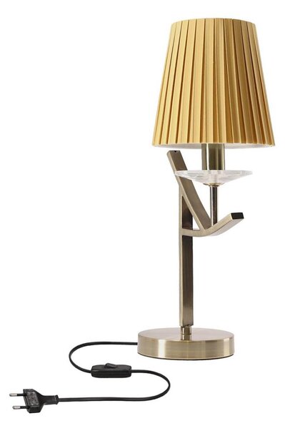 Lampă de masă VITORIA 1xE14/40W/230V galben/alamă