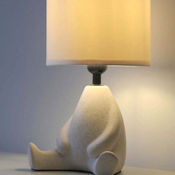 JUST LIGHT 14190-39 - Lampă de masă TED 1xE27/25W/230V, bej