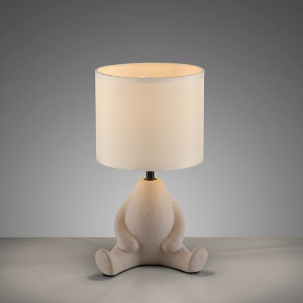 JUST LIGHT 14190-39 - Lampă de masă TED 1xE27/25W/230V, bej