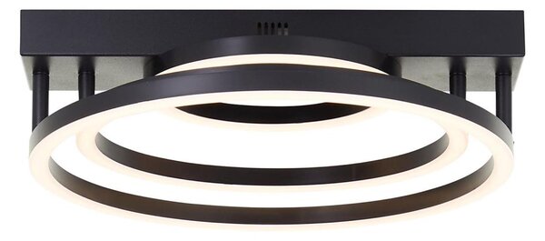 Brilliant - Plafonieră LED dimmabilă PEDLEY LED/36W/230V, neagră