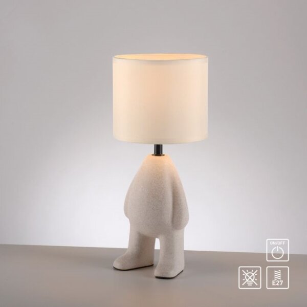 JUST LIGHT. 14191-39 - Lampă de masă TED 1xE27/25W/230V bej