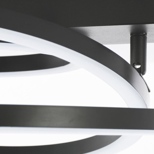 Brilliant - Plafonieră LED dimmabilă PEDLEY LED/36W/230V, neagră