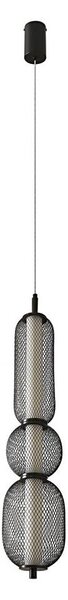 Pendul cu cablu PUMA LED/15W/230V, diam. 14 cm, negru