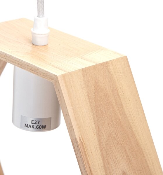 Aigostar - Lustră LED din pin pe cablu 1xE27/9W/230V 2200K