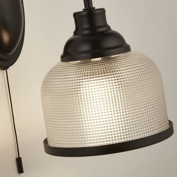 Lampă de perete Searchlight 2671-1BK HIGHWORTH 1xE27/60W/230V negru