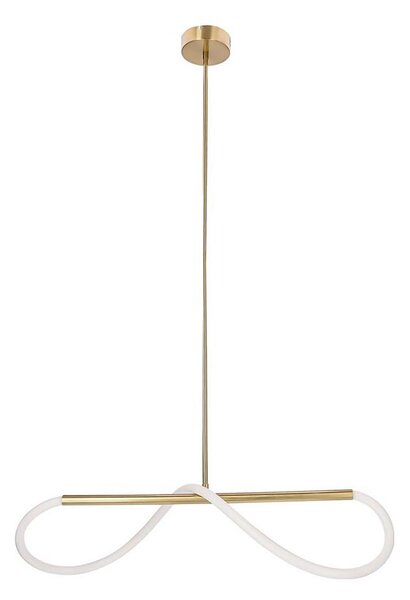 Lustră LED SUPREME suspendată pe cablu, 18 W, 230 V, 80 cm, auriu