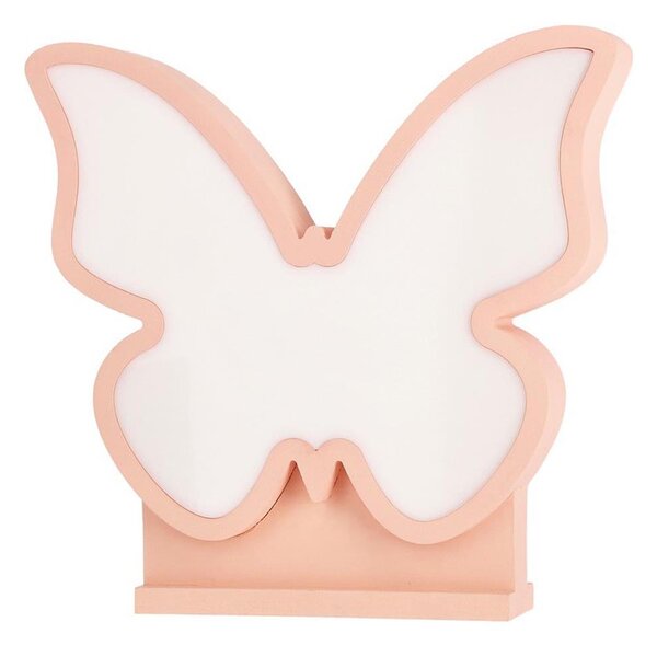 Lampă de birou LED pentru copii BUTTERFLY LED/14W/230V roz