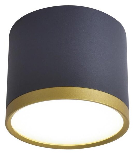 Spot LED TUBA LED/9W/230V negru/auriu
