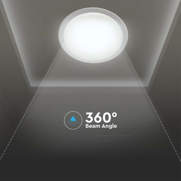 Plafonieră LED dimabilă LED/72W/230V 3000-6500K d. 67 cm alb + telecomandă