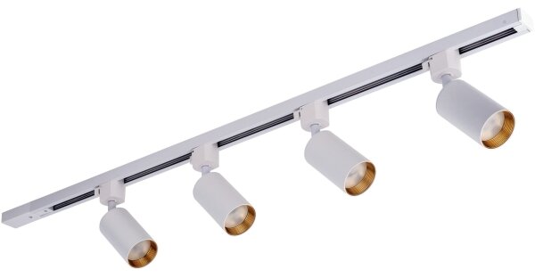 Spot pe șină TRACER 4x GU10/10W/230V, 1 m, alb