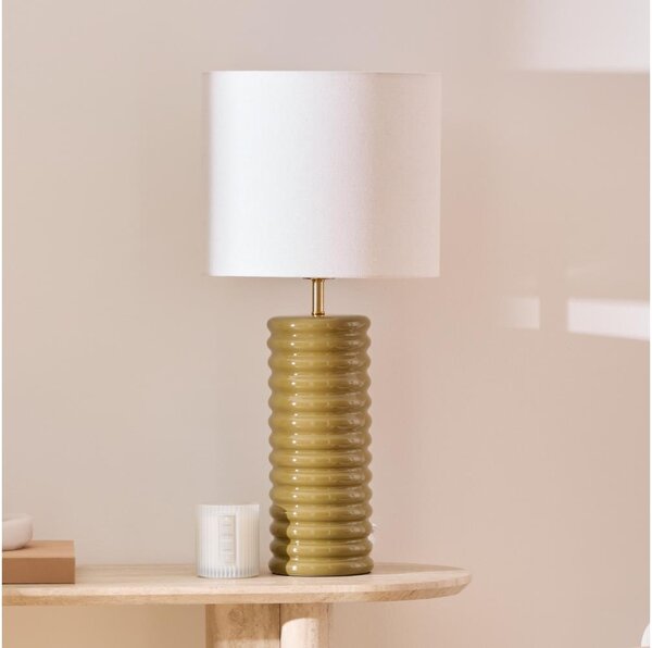 Atmosphera - Lampă de masă VINUS 1xE27/60W/230V kaki