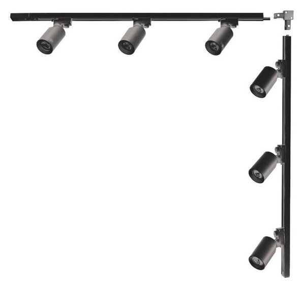 Spot pe șină Zuma Line TORE 3566, 6x GU10/35W/230V, negru