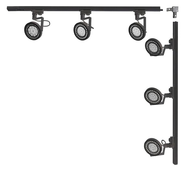 Zuma Line 3579 - Spot pentru șină MASTER 6xGU10/15W/230V, negru