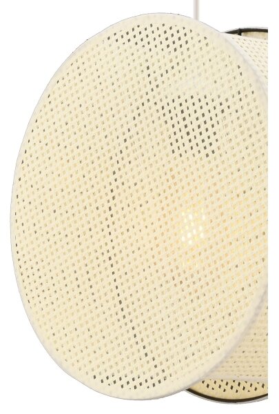 Pendul pe cablu BIG DRUM 1xE27/60W/230V, crem