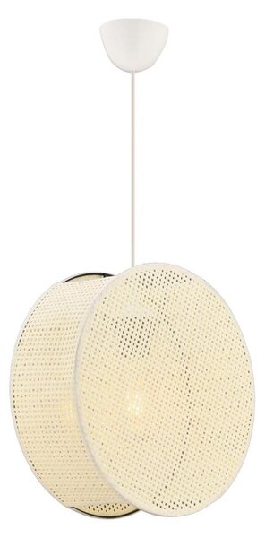 Pendul pe cablu BIG DRUM 1xE27/60W/230V, crem