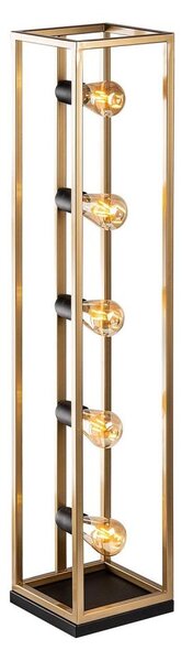 Lampadar KAFES 5xE27/40W/230V auriu