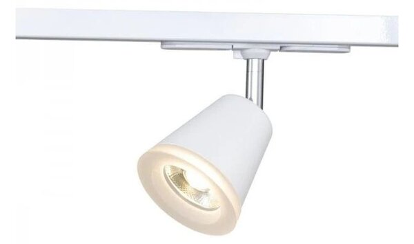 Sina monofazata pentru spoturi LED, alb mat, 1000W, IP20, aluminiu, 100 x 3.4 x 1.9 cm
