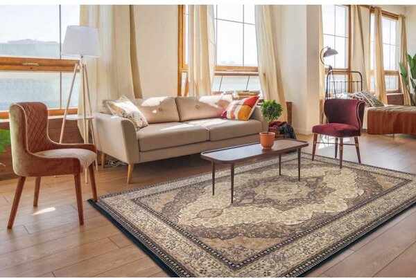 Covor lana Charlotte Dark Beige Selectează mărime: 133 X 180