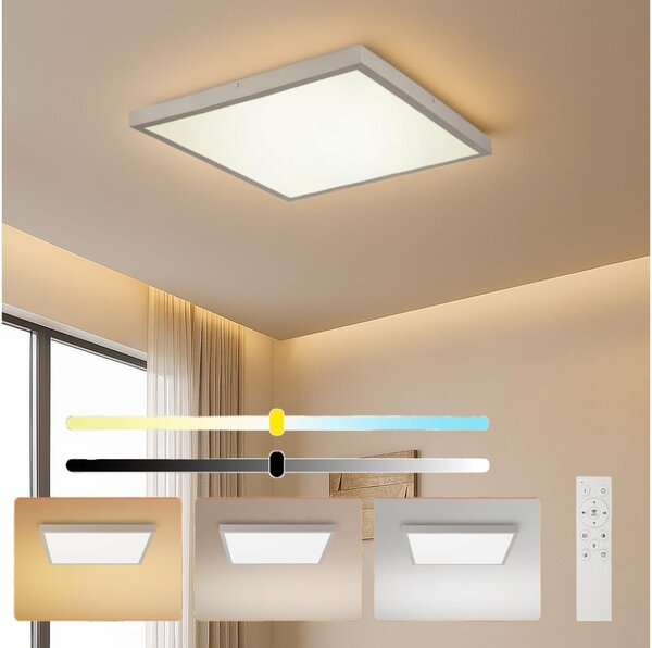 Brilagi FRAME SMART - corp de iluminat LED reglabil pentru baie LED/50W/230V 60x60 IP44 + telecomandă
