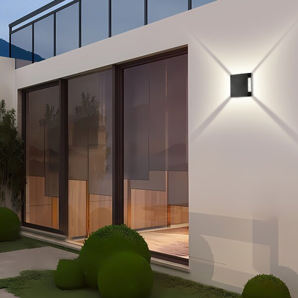 Brilagi - Aplica LED de perete pentru exterior QUADRAY LED/4W/230V neagră IP65