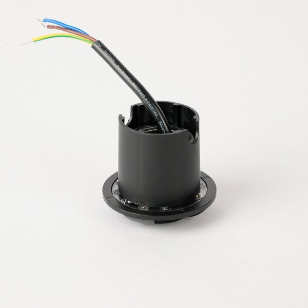 Brilagi - Lampă LED de exterior încastrabilă GROUNDRAY LED/1W/230V, neagră, IP67
