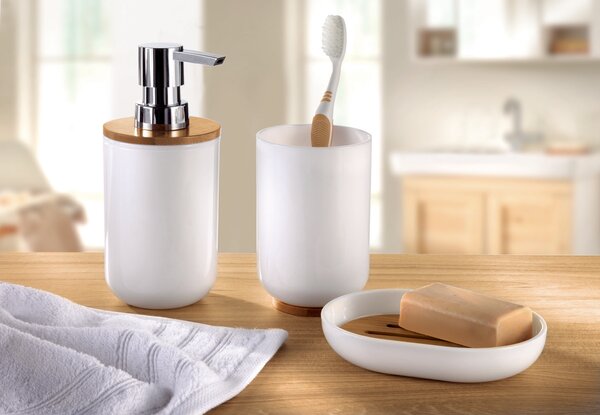 Kleine Wolke Timber pahar pentru periuta de dinti alb 5877100852