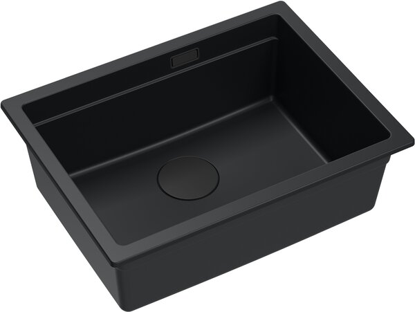 Quadron Logan chiuveta graniteq 56x45 cm negru HQJ6045U7_BLM_U