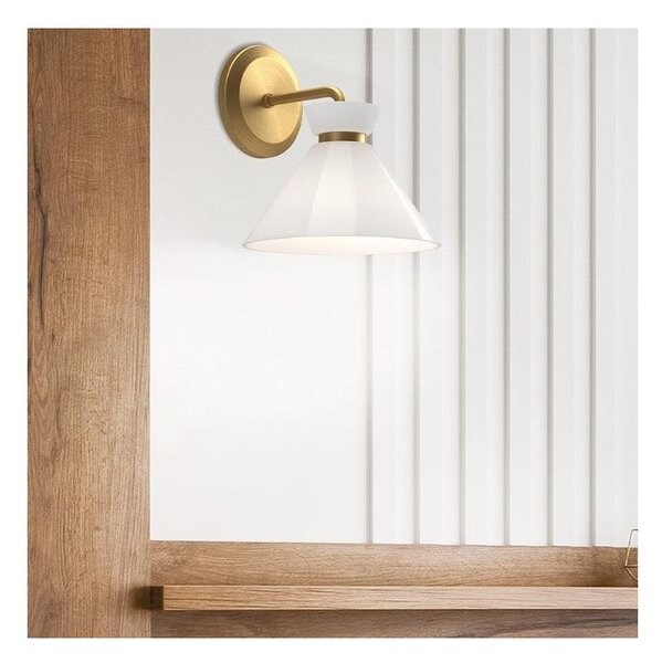 Alora Mood ALM-HALSTON-1WB-GD - Aplică de perete HALSTON 1xE14/40W/230V aurie