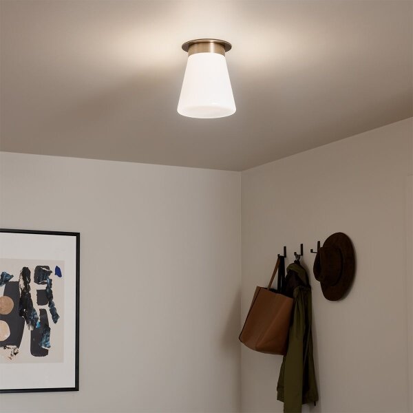 Kichler KL-ALBERS-F-T-CPZ - Plafonieră ALBERS, 1x E27, 40W, 230V, diam. 21,6 cm, bronz