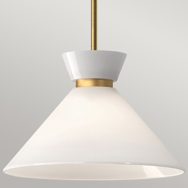 Alora Mood ALM-HALSTON-P-M-GD - Lustru pe tijă HALSTON, 1x E27/60W/230V, auriu