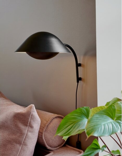 Nordlux - Aplica de perete FREYA 1xE14/40W/230V neagră