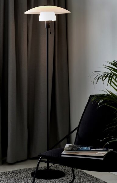 Nordlux - Lampadar VERONA, 1xE27/40W/230V, negru, 150 cm