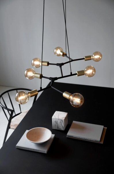 Nordlux - Lustră suspendată cu cablu JOSEFINE 7xE27/60W/230V