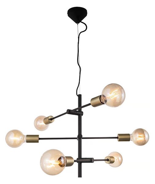 Nordlux - Lustră suspendată pe cablu JOSEFINE, 6xE27/25W/230V