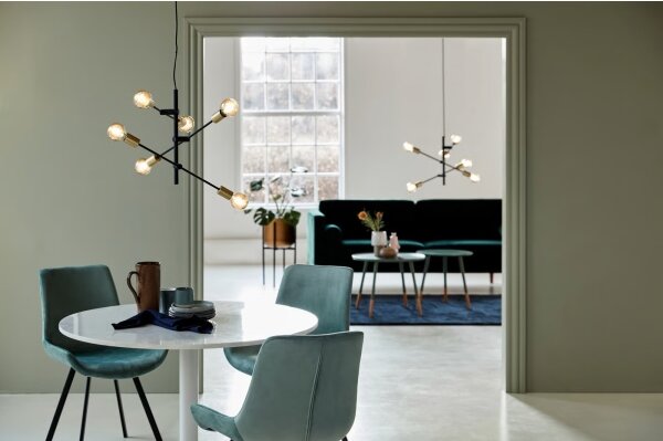 Nordlux - Lustră suspendată pe cablu JOSEFINE, 6xE27/25W/230V