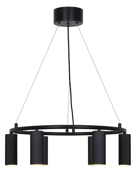 Nordlux - Lustră cu cablu VICO, 6 x GU10, 5W, 230V, negru