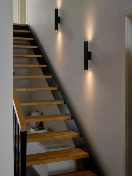 Nordlux - Aplică de perete VICO 2xGU10/5W/230V negru