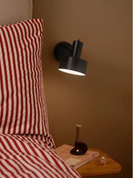 Nordlux - Aplica de perete MATIS 1xE27/15W/230V neagră
