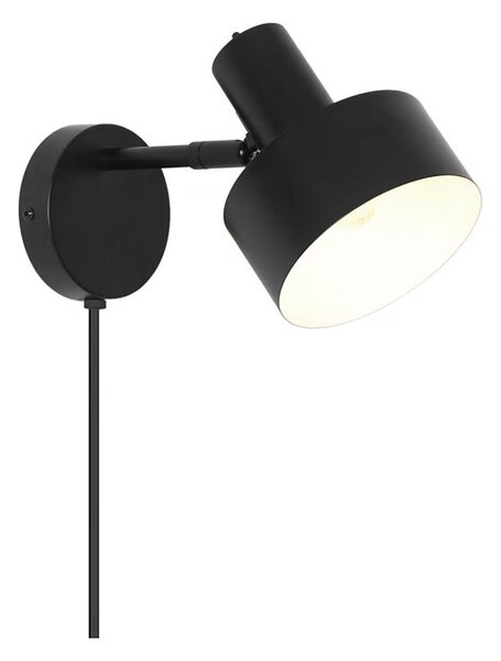 Nordlux - Aplica de perete MATIS 1xE27/15W/230V neagră