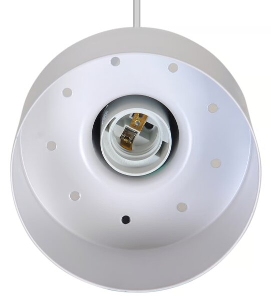 Nordlux - Lustră MATIS 1xE27/40W/230V albă