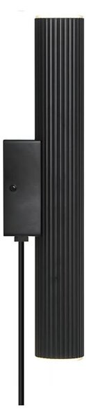 Nordlux - Aplică de perete VICO 2xGU10/5W/230V negru