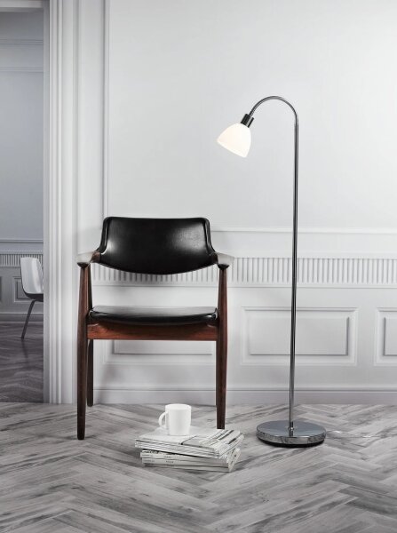 Nordlux - Lampadar RAY, 1xE14/25W/230V, crom lucios, 153,5 cm