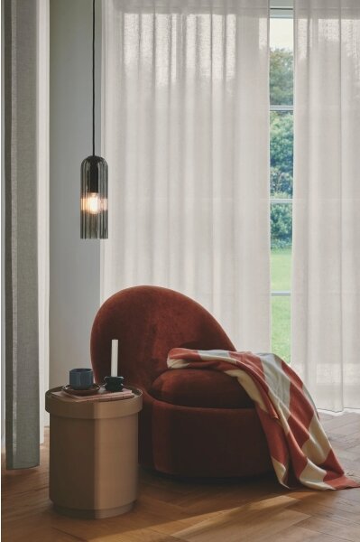 Nordlux - Lampă suspendată pe cablu MIELLA, 1xE27/25W/230V, fumurie