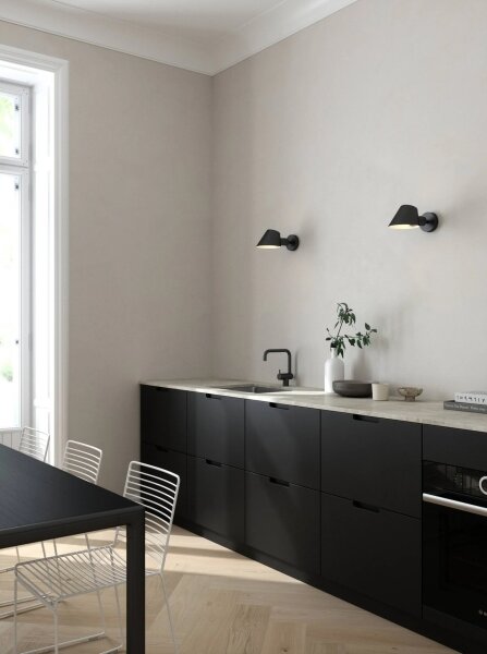 DFTP by Nordlux - Aplica de perete STAY, 1xE27/60W/230V, neagră