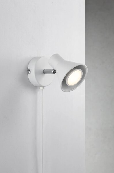 Nordlux - Aplică de perete EIK 1xGU10/35W/230V albă