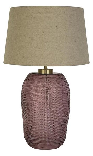 Searchlight EU44652PI - Lampă de masă AMETHYST 1xE27/60W/230V