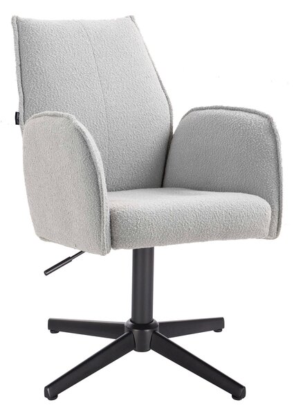 HR280CROSS Scaun Gri Boucle cu Bază Neagră